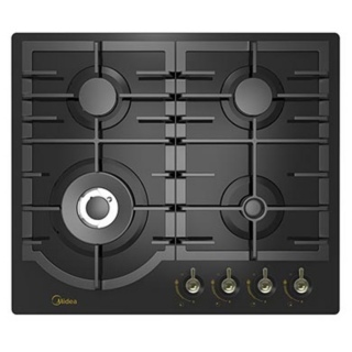 Газовая варочная поверхность midea mg696trgb-b